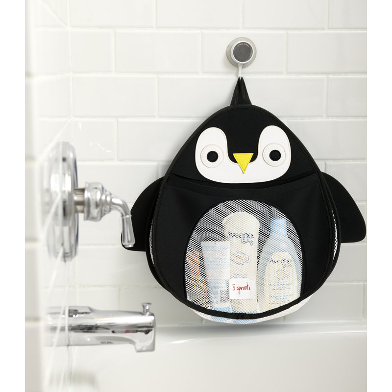 3 Sprouts - Shower Bath Caddy for Baby & Kids - Penguin & Reviews | Wayfair